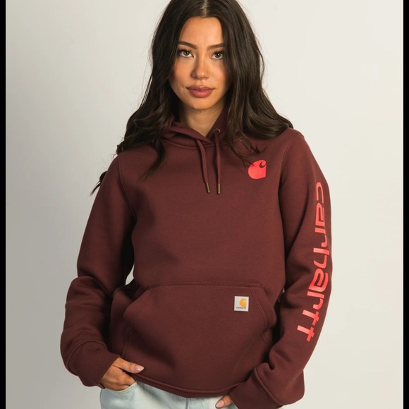 Carhartt Tops - Carhartt Women's plum Sweatshirt